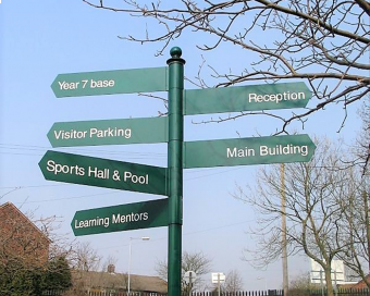 Image of finger post signage