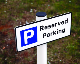 Image of a traffic post and panel sign